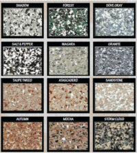 GARAGE CHIP COLORS