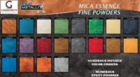 MICA ESSENCE METALLIC POWDERS COLOR CHART