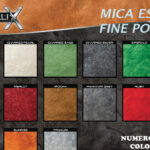 MICA ESSENCE METALLIC POWDERS COLOR CHART PARTIAL FOR STORE