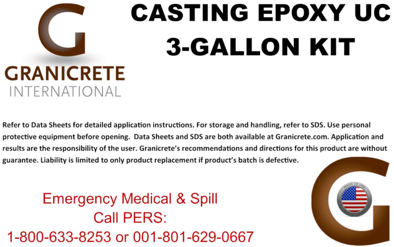 GRANICRETE BOX CASTING EPOXY UC