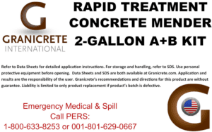 GRANICRETE BOX RAPID TREATMENT CONCRETE MENDER A+B