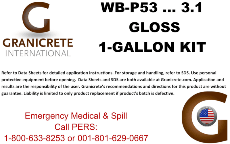 GRANICRETE BOX WB-P53 3.1 GLOSS